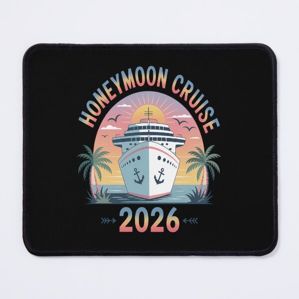 Item preview, Honeymoon Cruise Just Married 2026 Couples Matching designed and sold by BlassmausArt.
