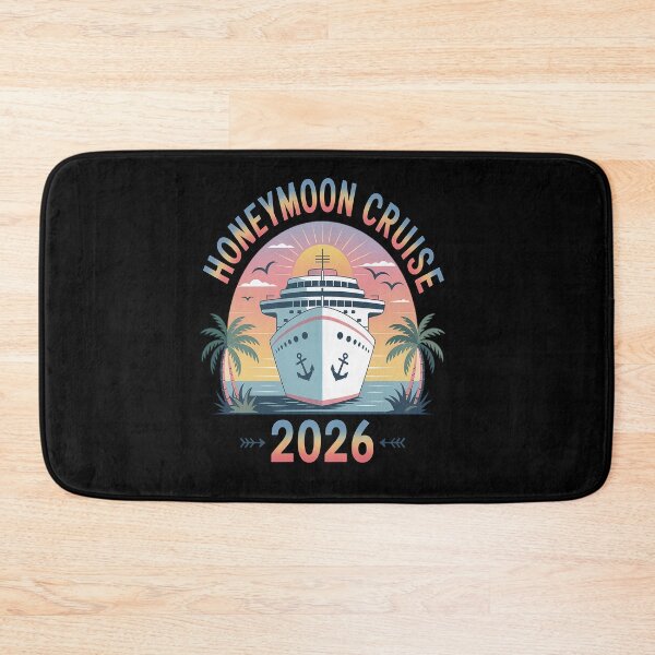 Item preview, Honeymoon Cruise Just Married 2026 Couples Matching designed and sold by BlassmausArt.
