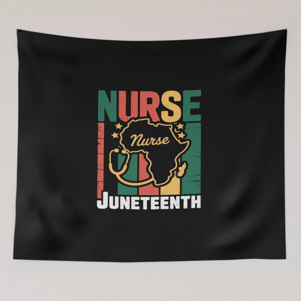 Artikelvorschau, Juneteenth Krankenschwester Melanin Krankenpflege Stethoskop Schwarze Geschichte 2026 entworfen und verkauft von BlassmausArt.