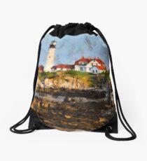 Portland Head Light Drawstring Bag