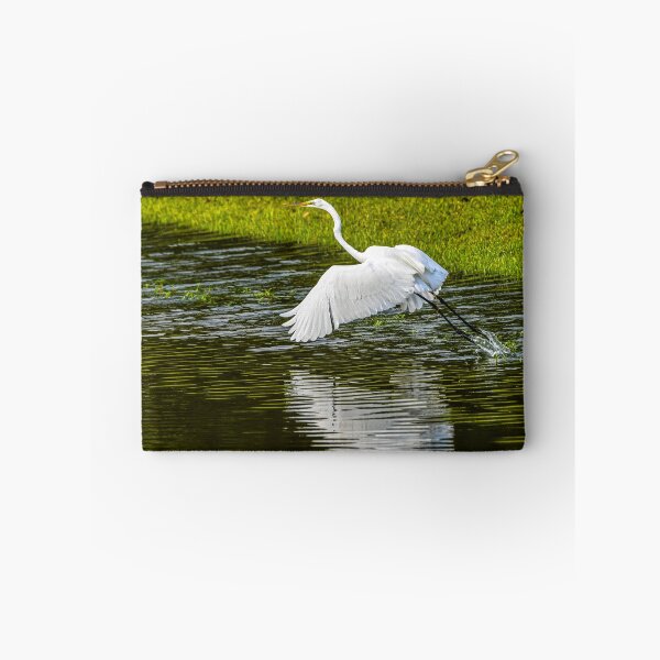 Item preview, Great Egret Taking Flight Out of the Water designed and sold by Pondside-Pics.