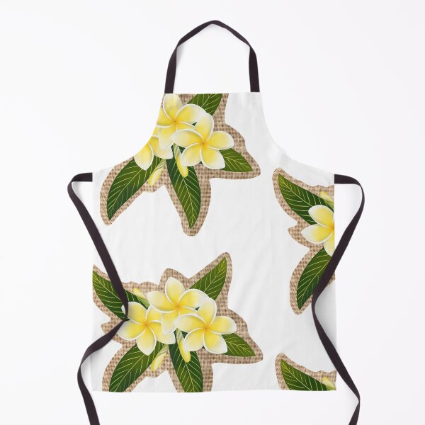 Item preview, Yellow Plumerias on Woven Fabric designed and sold by PeacePictured.