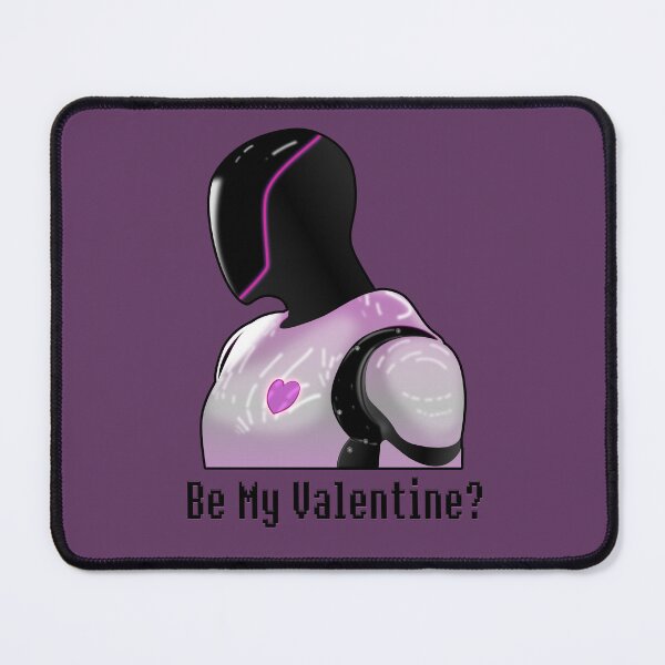 Item preview, Valentine Tesla Optimus Bot- Be My Valentine - Robot Heart Pink designed and sold by Fan Art Station .