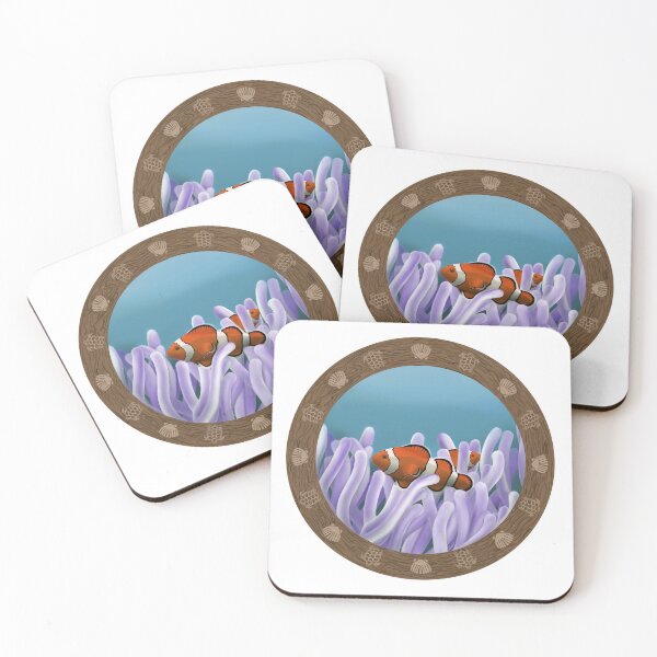 Item preview, Clownfish and Sea Anemone designed and sold by PeacePictured.