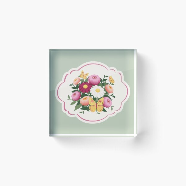 Item preview, Garden of Hope - Vintage Garden Floral Series  designed and sold by Pink Studio Art.