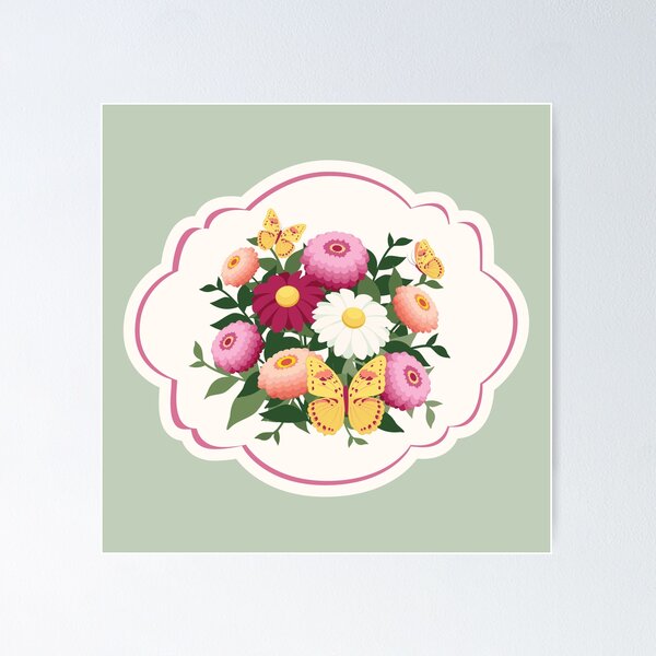 Item preview, Garden of Hope - Vintage Garden Floral Series  designed and sold by Pink Studio Art.