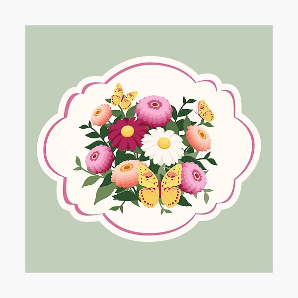 Item preview, Garden of Hope - Vintage Garden Floral Series  designed and sold by Pink Studio Art.