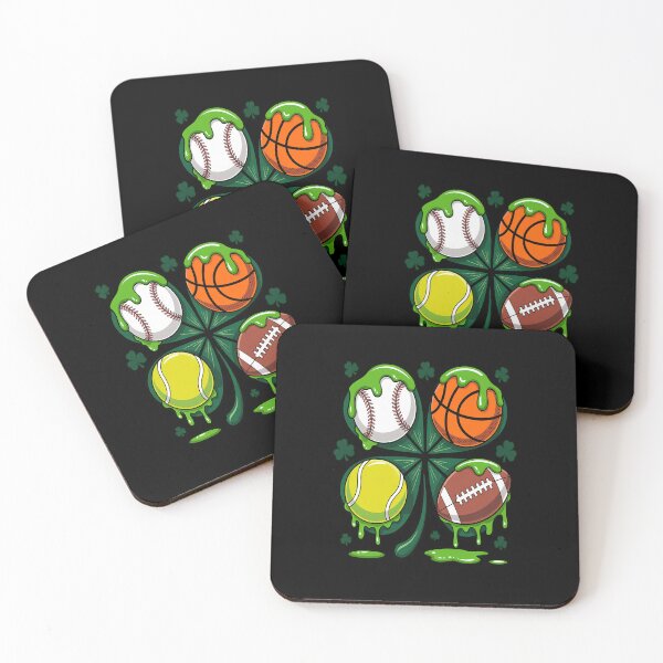 Item preview, Lucky St. Patrick's Day Shamrock Football designed and sold by BlassmausArt.