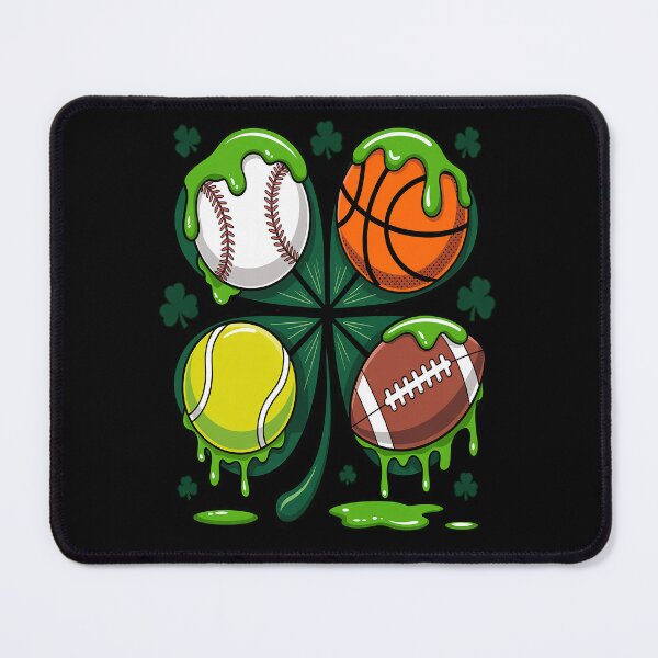Item preview, Lucky St. Patrick's Day Shamrock Football designed and sold by BlassmausArt.