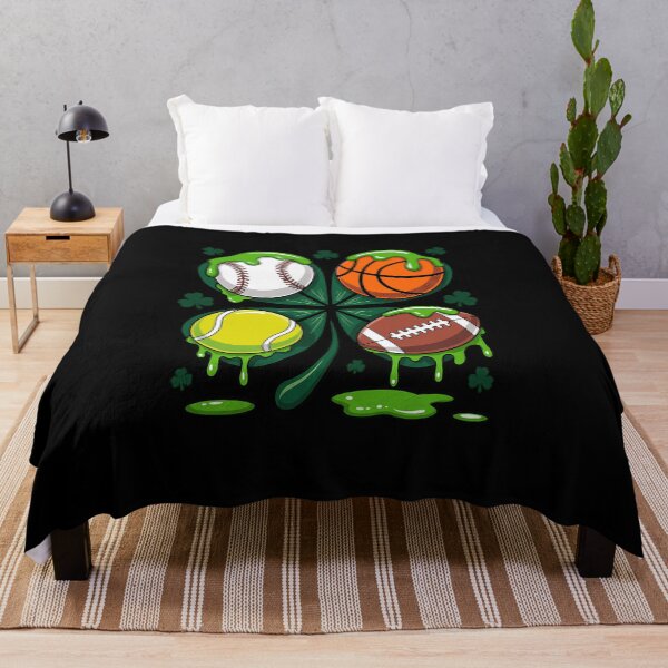 Item preview, Lucky St. Patrick's Day Shamrock Football designed and sold by BlassmausArt.