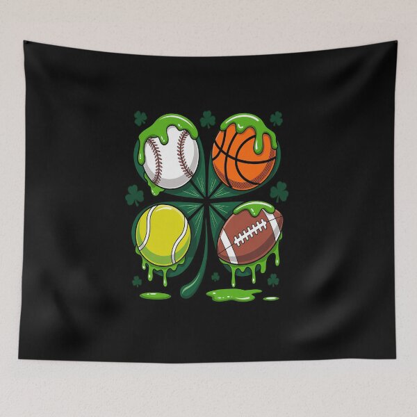 Artikelvorschau, Glücks-Shamrock-Football zum St. Patrick's Day entworfen und verkauft von BlassmausArt.