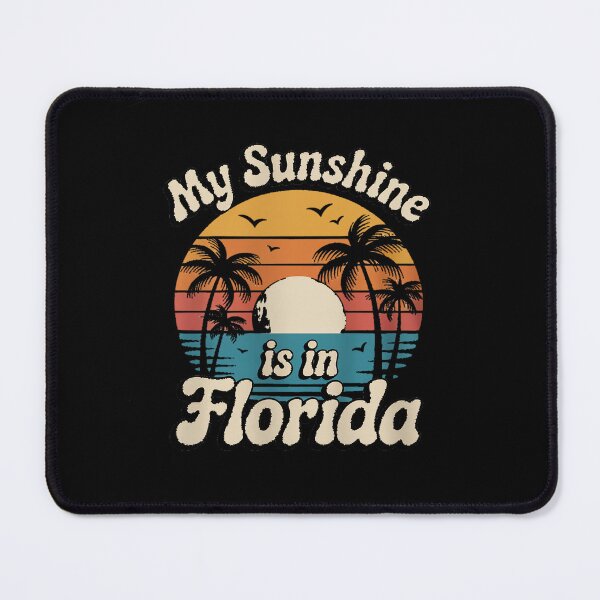 Item preview, My Sunshine is in Florida Retro Sunset Palm Trees designed and sold by BlassmausArt.