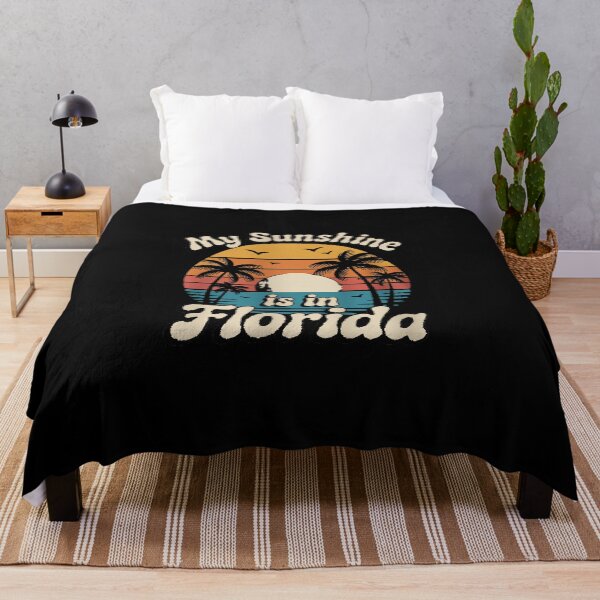 Item preview, My Sunshine is in Florida Retro Sunset Palm Trees designed and sold by BlassmausArt.