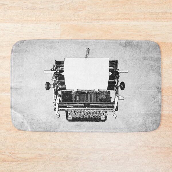 Item preview, Vintage Typewriter Overhead Dark Writer Art designed and sold by Ghoul Enterprises.