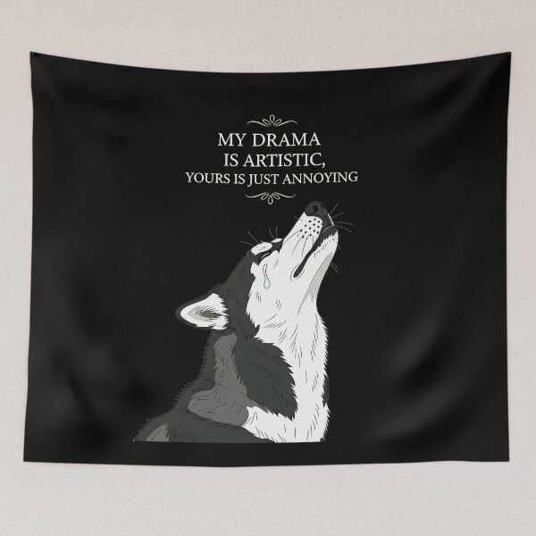 Item preview, Artistic Dramatic Dog designed and sold by UrbanPrts.