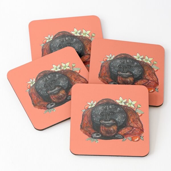 Item preview, Orange Blossom Orangutan designed and sold by Ruby Tiger Creations.