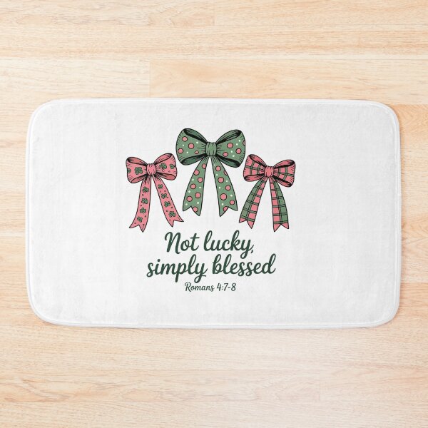 Item preview, Not Lucky Simply Blessed Coquette St Patrick's Day designed and sold by BlassmausArt.