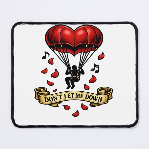 Item preview, Don’t Let Me Down Heart Parachute designed and sold by Dresut.