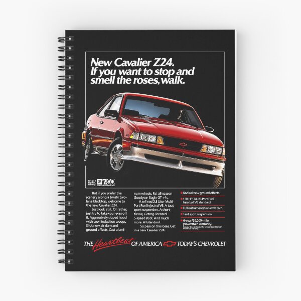 Item preview, 1988 Cavalier Z24 – Vintage Chevrolet Sport Coupe Poster Art designed and sold by Stinky Lincy's Apparel Company.