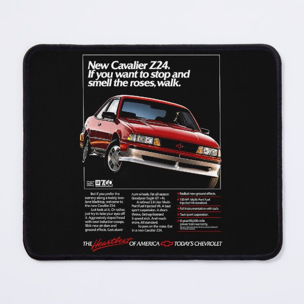 Item preview, 1988 Cavalier Z24 – Vintage Chevrolet Sport Coupe Poster Art designed and sold by Stinky Lincy's Apparel Company.