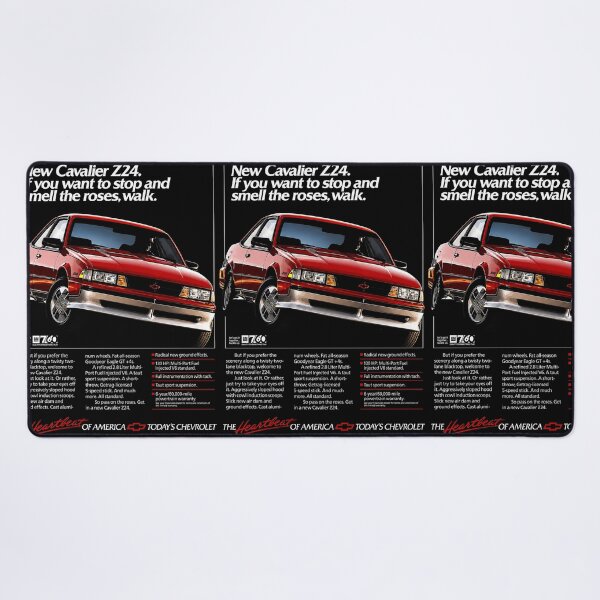 Item preview, 1988 Cavalier Z24 – Vintage Chevrolet Sport Coupe Poster Art designed and sold by Stinky Lincy's Apparel Company.