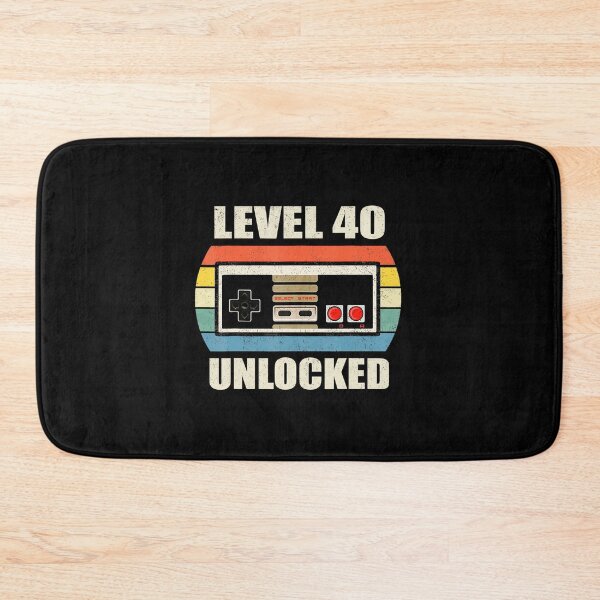 Item preview, Level 40 Unlocked Retro Gaming Birthday  designed and sold by FGTV2021.