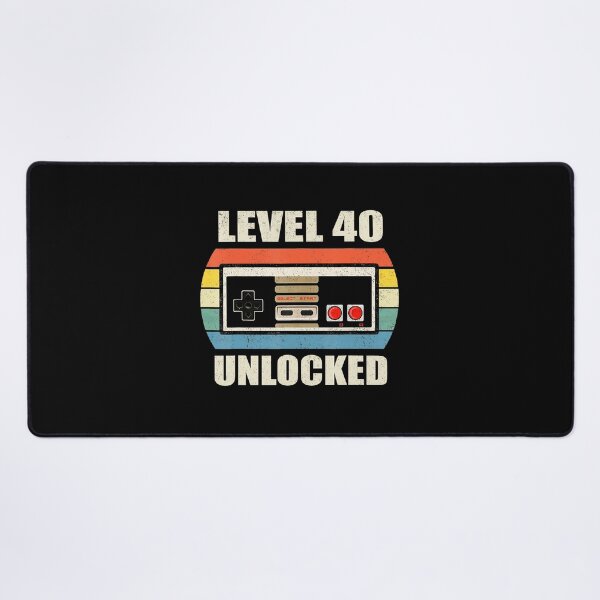 Item preview, Level 40 Unlocked Retro Gaming Birthday designed and sold by FGTV2021.
