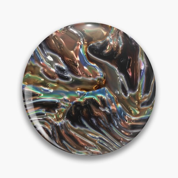 Item preview, Iridescent-Look Copper – Molten Liquid “Metal” Abstract designed and sold by Lainey1978.