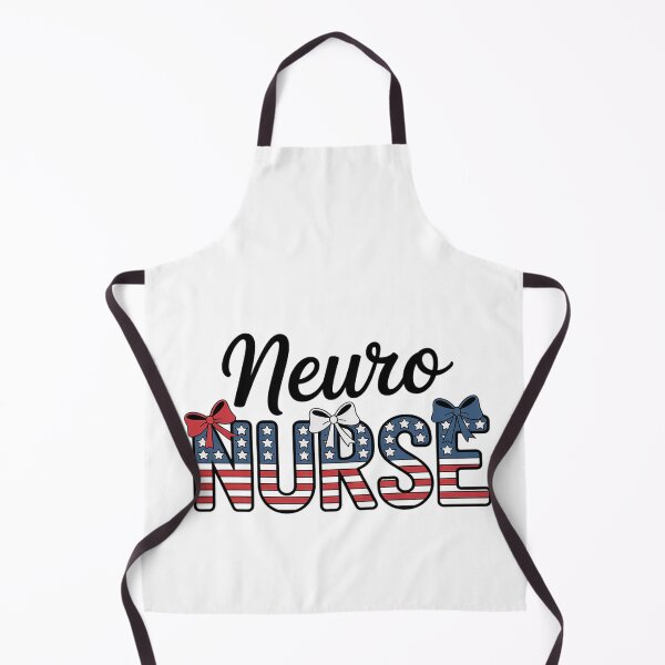 Item preview, Neuro Nurse Trendy Patriotic for 4th of July Coquette Bow designed and sold by BlassmausArt.