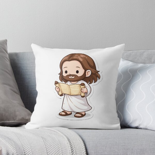 Item preview, Chibi Jesus Reading Scripture Christian Sticker designed and sold by Faithlines.