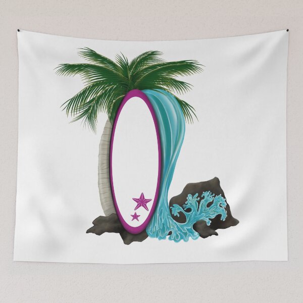 Item preview, Starfish Surfboard Splash designed and sold by PeacePictured.