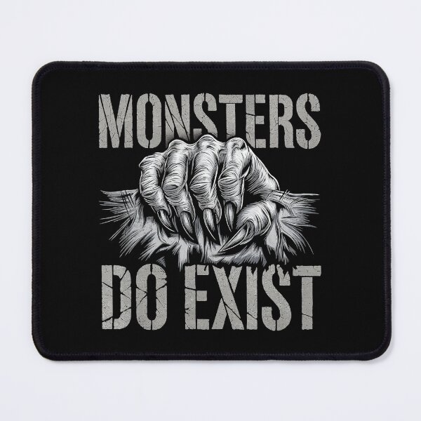 Item preview, Monsters Do Exist Fist Graphic Gothic Horror  designed and sold by eliramaison.