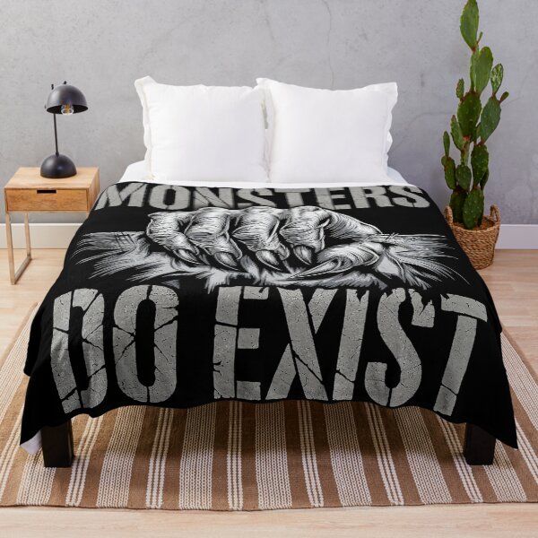 Item preview, Monsters Do Exist Fist Graphic Gothic Horror designed and sold by eliramaison.