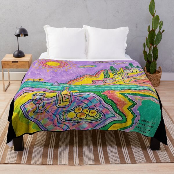 Item preview, Colorful Coastal Picnic Dream Illustration designed and sold by Modaozushi216.