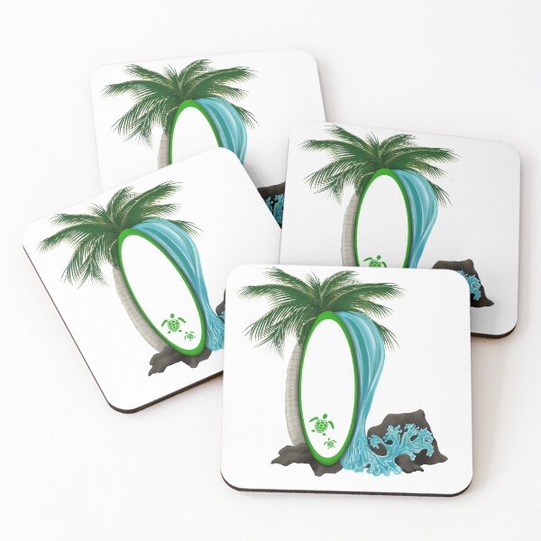 Item preview, Sea Turtle Surfboard Splash designed and sold by PeacePictured.