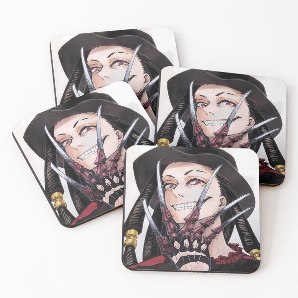 Item preview, Jabber Wonger Gachiakuta Sharp Smile Dark Red Gothic Vibe designed and sold by TanglenRabbit.