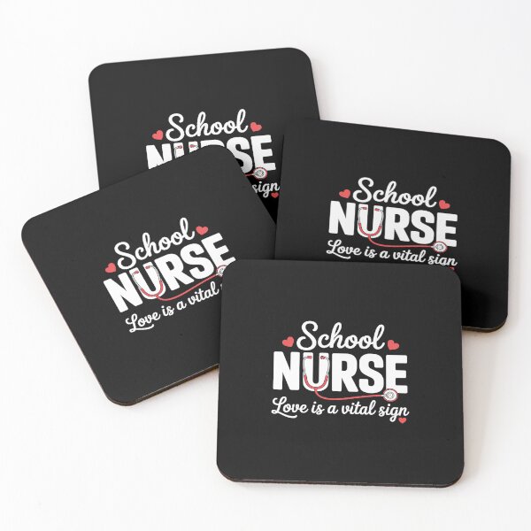 Item preview, School Nurse Valentine's Day Themed Hearts Love is Vital designed and sold by BlassmausArt.