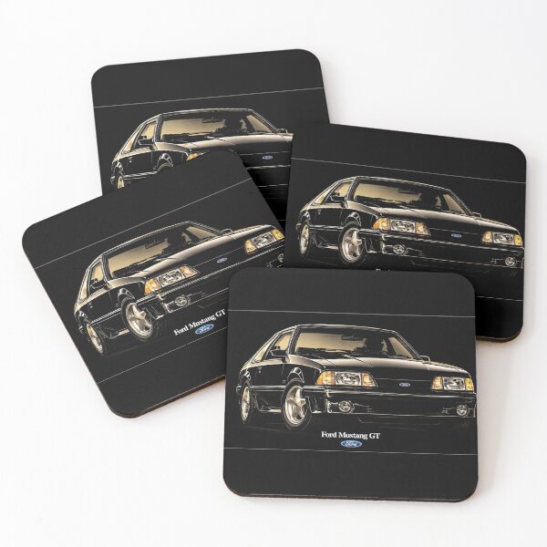 Item preview, Ford Mustang GT Fox Body 5.0 – Classic Black Mustang Poster Art designed and sold by Stinky Lincy's Apparel Company.