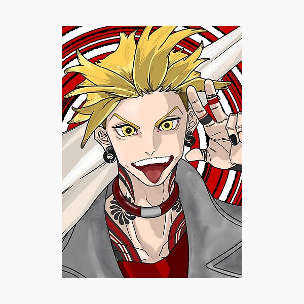 Item preview, Enjin Gachiakuta Wild Grin Red Spiral Anime Chaos designed and sold by TanglenRabbit.