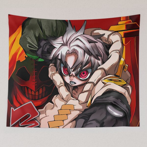 Item preview, Rudo Gachiakuta Neon Red Focus Portrait designed and sold by TanglenRabbit.