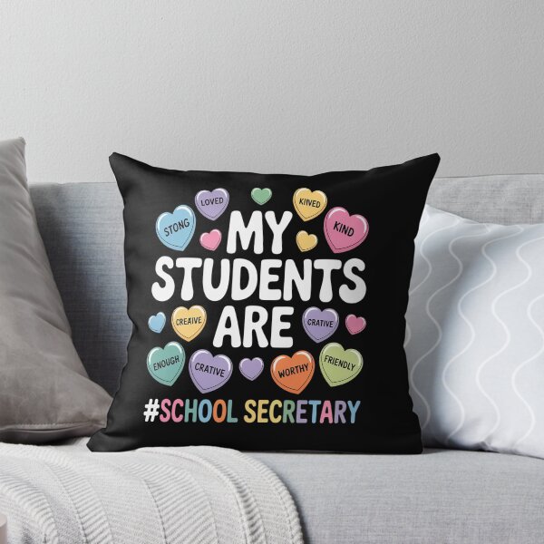 Item preview, Valentine School Secretary Affirmations Hearts Teacher designed and sold by BlassmausArt.