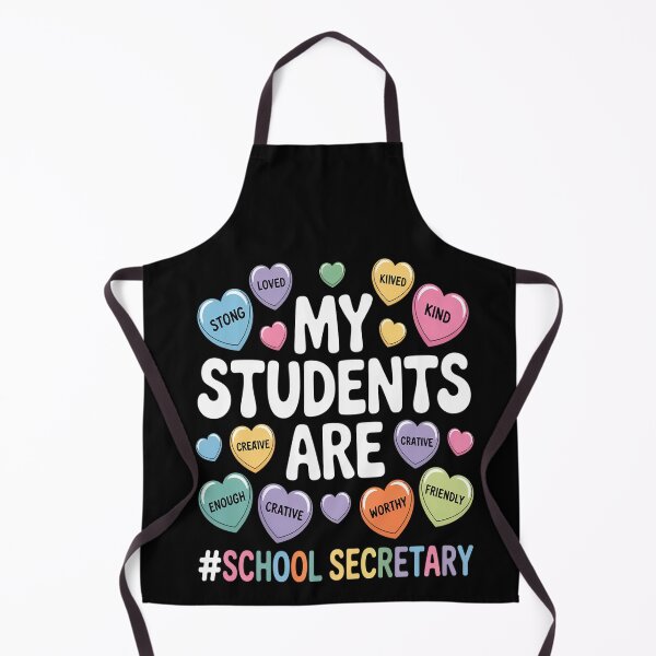 Item preview, Valentine School Secretary Affirmations Hearts Teacher designed and sold by BlassmausArt.