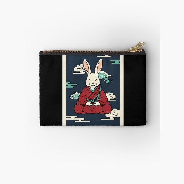 Item preview, Zen Bunny in Kimono Japanese Style Calm Rabbit  designed and sold by JordynLadukeg65.