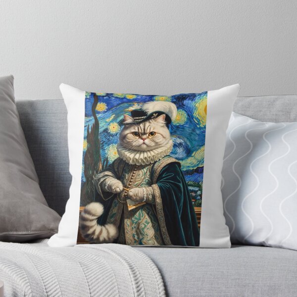 Item preview, 星夜の貴族画家猫 designed and sold by nyankojikan.
