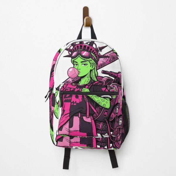 Item preview, Liberty, Bubblegum & the Backpack That Definitely Violates Several Universes’ Labor Laws designed and sold by Print Fiction.