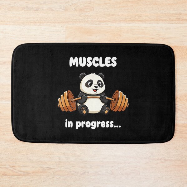 Item preview, Muscles in Progress Panda Gym Workout  designed and sold by eliramaison.