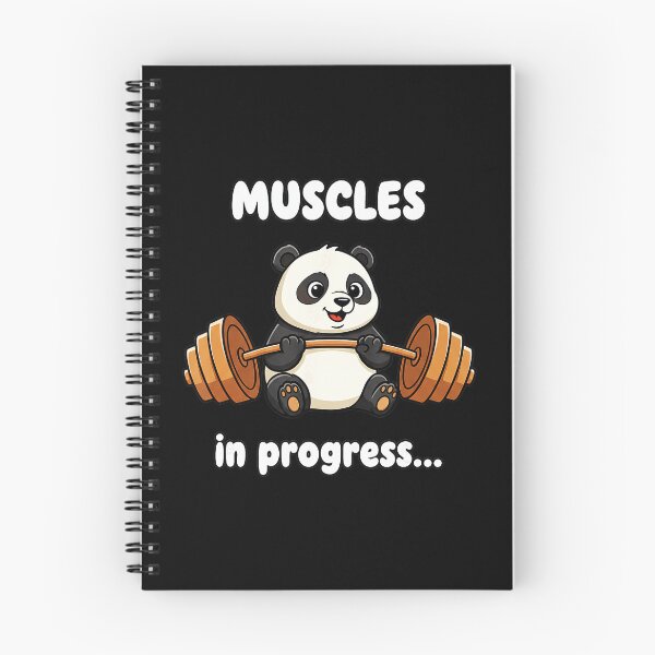 Item preview, Muscles in Progress Panda Gym Workout  designed and sold by eliramaison.