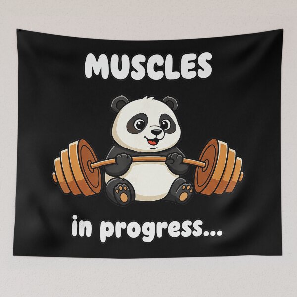 Item preview, Muscles in Progress Panda Gym Workout  designed and sold by eliramaison.