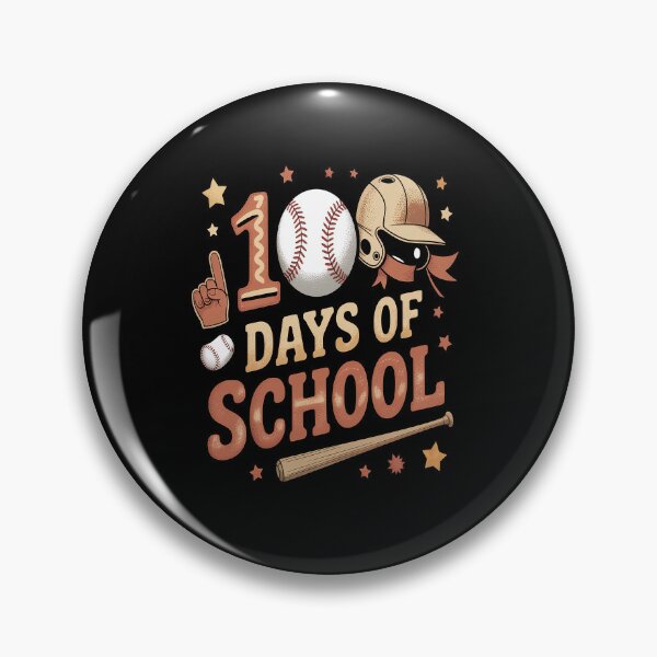 Item preview, 100 Days of School Baseball Back to school designed and sold by fferomananul.