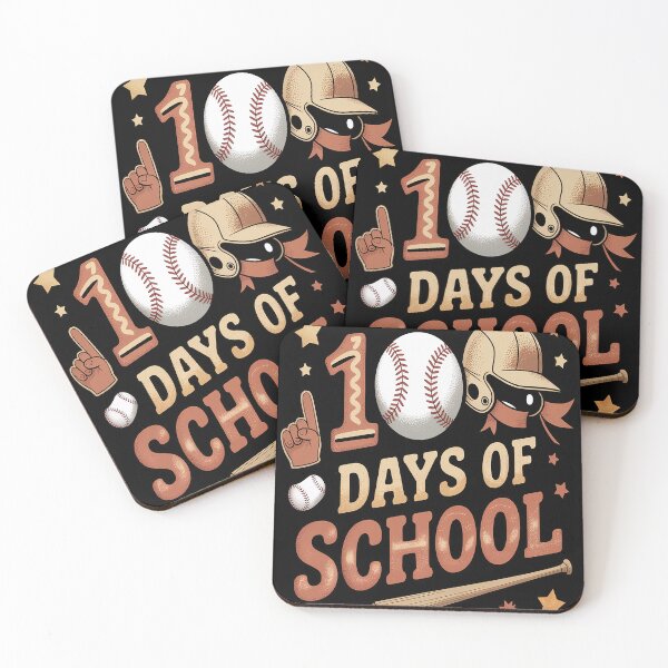 Item preview, 100 Days of School Baseball Back to school designed and sold by fferomananul.